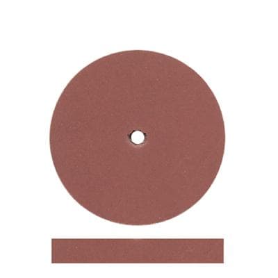 Dedeco Fine Polyurethane Polisher, Square-Edge Wheel, Brown, 7/8" x 1/8", 12/Pkg thumbnail 3