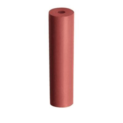 Dedeco Red Classic Rubber Cylinder Polisher, Hard Grit, 15/16" x 1/4", 100/Box thumbnail 2