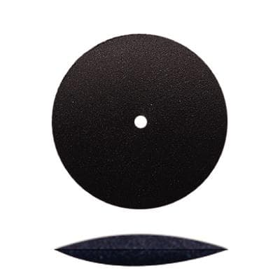 Dedeco Universal Silicone Rubber Polisher, Knife-Edge, Black, Medium Grit, 7/8" Diameter, 12/Box thumbnail 3