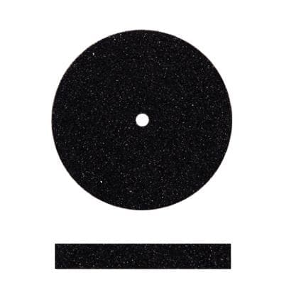 Dedeco Universal Silicone Rubber Polisher, Black, Medium Grit, Square-Edge, 7/8" x 1/8", 12/Pkg thumbnail 3