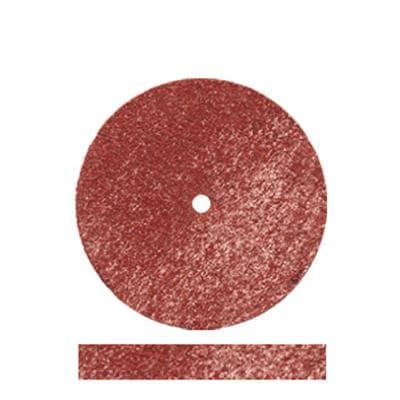 Dedeco Classic Rubber Polisher Wheel, Red, Hard, 7/8" x 1/8", 100/Box thumbnail 3