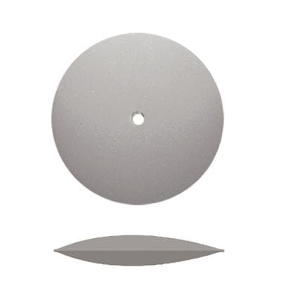 Dedeco Extra-Fine Porcelain Silicone Polisher, Knife-Edge Wheel, Gray, 7/8", 12/Box thumbnail 3