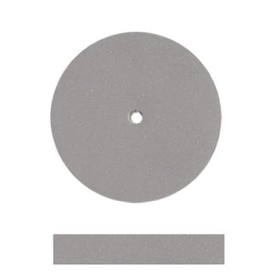 Dedeco Gray X-Fine Silicone Porcelain Polisher, Square-Edge Wheel, 7/8" x 1/8", 12/Box, 7603 thumbnail 5