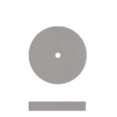Dedeco Silicon Polishers for Porcelain, Gray, Extra Fine, 11/16" x 3/32", Wheel, 100/Pkg - Silicon Polishers For Porcelain, 100/Pkg - Gray, Extra Fine, 11/16" x 3/32", Wheel - Image 1