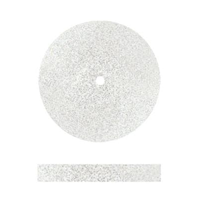 Dedeco Coarse Porcelain Silicone Polisher, Square-Edge Wheel, White, 7/8" x 1/8", 100/Box thumbnail 7