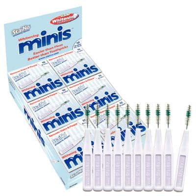StaiNo® Minis Interdental Brushes, Microfine, 2.0 mm, Display Box of 36 Packs (10 Brushes Each), S5690 thumbnail 4