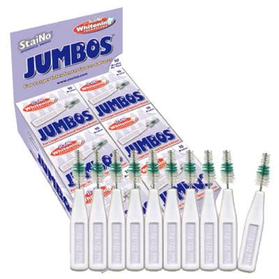 StaiNo® Interdental Brushes, Jumbos, Tapered, Straight, White Handle, 36/Pkg, S5690 thumbnail 3