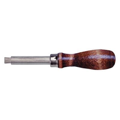 Steel Scratch Bur Cleaning Brush with Wood Handle, 127 mm, 1/Pkg - Steel Scratch Bur Cleaning Brush - With Handle - Image 1