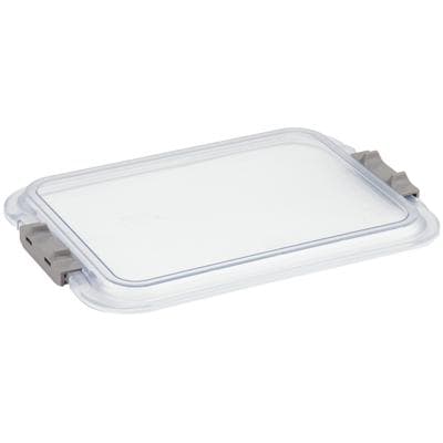 Zirc Safe-Lok Mini Tray Cover (F-Size), Clear, 9-7/8" x 6-5/8" x 1", 1/Pk, 20Z103 thumbnail 15