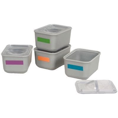 Zirc Single Tub Cup with Cover, Gray, Clear Cover, 1/Pk, 20Z471 thumbnail 9