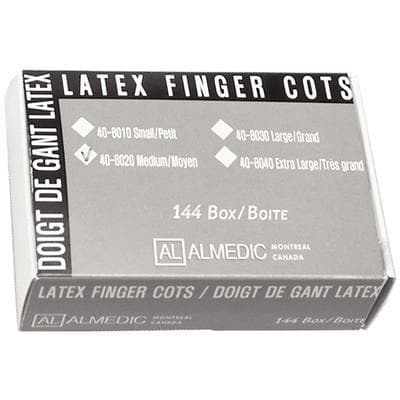 Almedic Latex Finger Cots, Small, 144/Pkg thumbnail 2