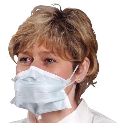 Alpha Protech Critical Cover PFL Earloop Face Masks, ASTM Level 3, Blue, 50/Box, 615 thumbnail 19