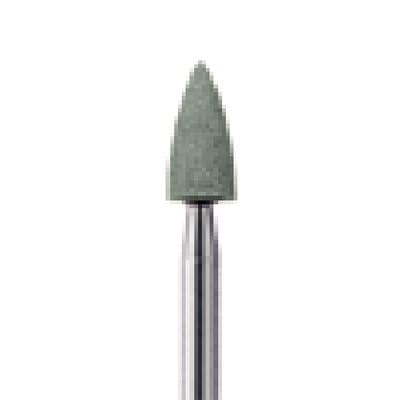 NTI Green Stone Abrasive, RA Shank, Large Point, #050, 5 mm Diameter, 10 mm Length, Medium Grit, 12/Pk, GM663-RA thumbnail 9