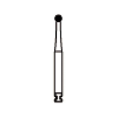 NTI Surgical Carbide Bur, Round #4, Right-Angle Latch, Surgical Length, 1.4 mm Head Diameter, 5/Pkg, H4-RASG thumbnail 9