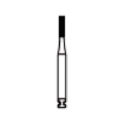 NTI Surgical Carbide Bur, #557, Flat End Cylinder Crosscut, Right-Angle Latch, Surgical Length, 1.0 mm Diameter, 4.2 mm Head Length, 5/Pkg, H557-RASG thumbnail 6
