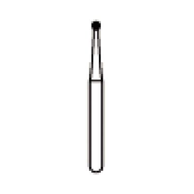 NTI 1-Piece Operative Carbide Bur, Round #2, 1.0 mm Diameter, Friction Grip, 5/Pkg, H1S-010 thumbnail 5