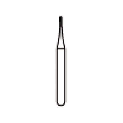 NTI 2-Piece Operative Carbide Bur, FGSS - Long Pear, #245, 0.8 mm Diameter, 2.0 mm Length, 5/Pkg, H245-FGSS thumbnail 7