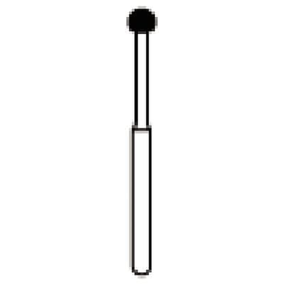 NTI Diamond Bur, FG, Long Round, #801L, 2.3 mm, Coarse, Green, 5/Pk, C801L-023 thumbnail 13