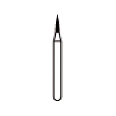 NTI Diamond Bur FG Coarse Flame #C860-010, 1.0 mm Diameter, 4.0 mm Length, 5/Pack thumbnail 7