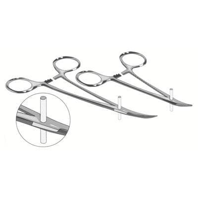 Kwik-Stand™ Hemostat, Small Curve, Stainless Steel thumbnail 2