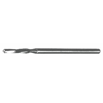 Buffalo Dental Cutting and Finishing Bur for Thermoplastic Materials, HP Shank, 3/32", Straight Fissure, Uncoated, Flat End thumbnail 3