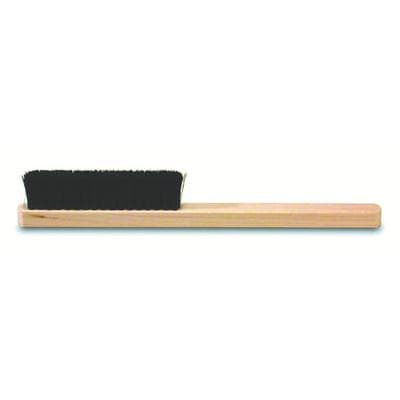 Buffalo Dental No. 2P Scouring Brush, Two Rows of Stiff Black Bristles, Wooden Handle, 8" Length, 1 Each thumbnail 2