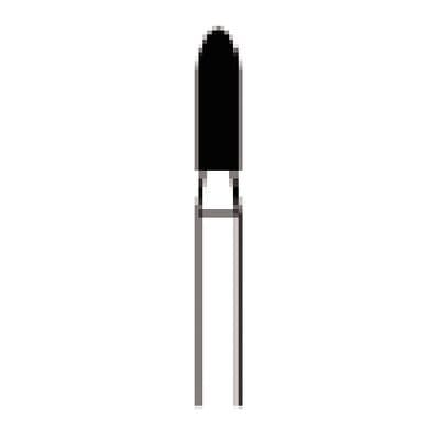 NTI Universal Cutter - Spiral Fine Cross Cut (SPF), Round End Cylinder, HP Shank, Purple, #UC139SPF-023 thumbnail 6
