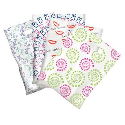 Scatter Bag Assortment Packs, 7-1/2" W x 10" H, Two Color, 100/Pkg - Scatter Bag Assortment Packs, 7-1/2 W x 10 H, 100/Pkg - Best Sellers - Image 1