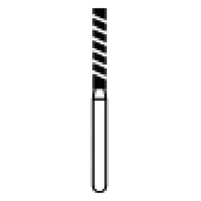 NTI Turbo Diamond Bur, Super Coarse, FG, Long Flat End Cylinder, 1.4 mm Diameter, 10.0 mm Length, 5/Pk, SC837L-T-014 thumbnail 9