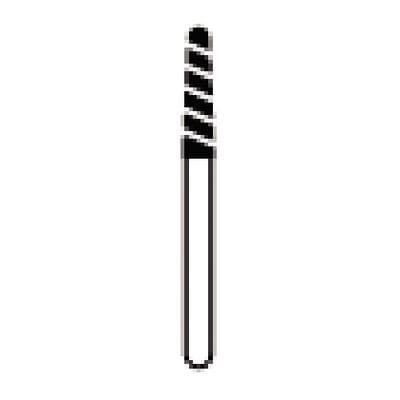 NTI Turbo Diamond Bur, Super Coarse, Round End Taper, FG Short Shank, #856-018 (SC856-T-018M), 8.0 mm Head Length, 1.8 mm Diameter, 5/Pkg thumbnail 8