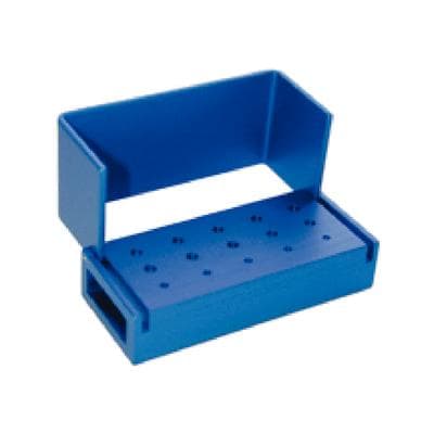 Kerr AXIS Bur Block, 15 Holes (5 FG/10 RA), Blue, Anodized Aluminum, Autoclavable, AB330-1U thumbnail 6