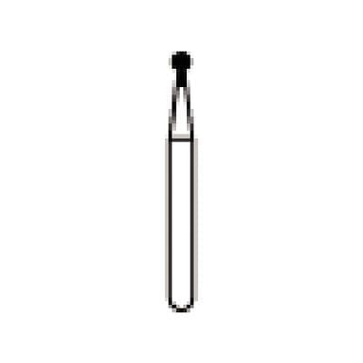 NTI FG Diamond Bur, Coarse Grit, Round with Collar, Friction Grip, 1.2 mm Head Diameter, 5/Pack, #C802-012 thumbnail 9