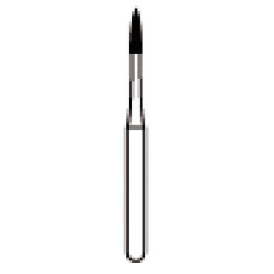 NTI FG Diamond Bur, Super Fine Grit, Flame Shape, #889-010 (SF889-010), Friction Grip, 1.0 mm Diameter x 4.0 mm Length, 5/Pack thumbnail 8