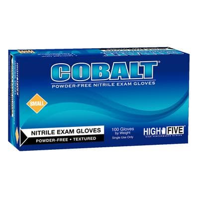 Cobalt Nitrile Exam Gloves, Powder Free, Non-Sterile, Extra Small, Blue, 100/Box, N190 thumbnail 4