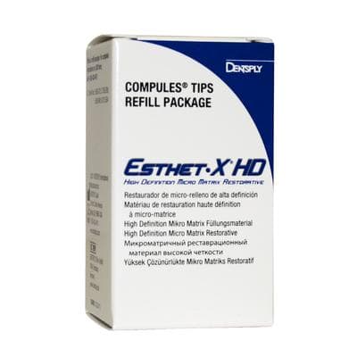 Esthet-X HD Micro Matrix Restorative Material, Compule Tip Refills, 0.25 g, A1, Regular Body, 20/Pk, 630617 thumbnail 21