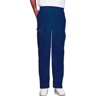 Fashion Seal Healthcare® Unisex Ultimate Pants, 65/35 Fashion Poplin® - Navy, Large thumbnail 2