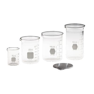 L&R PC3 Ultrasonic Cleaner Complete Beaker Set, 100 ml with Top, Glass, 1 Set (Beaker + Cover), 40004 thumbnail 5