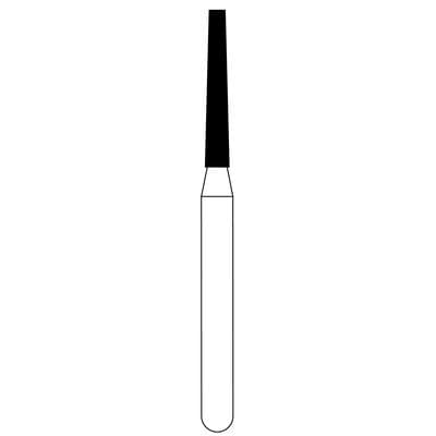 NTI FG Diamond Bur, Medium Grit, Flat End Taper, #847-012 (M847-012), Friction Grip, 1.2 mm Diameter, 8.0 mm Length, 5/Pack thumbnail 8