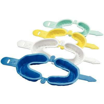 Topex® Dual-Arch Disposable Fluoride Trays, Pedo (Child), Aqua, with Locking Handles, 50/Pkg, #32010 thumbnail 3