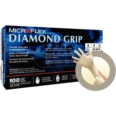 Diamond Grip Plus DGP-350 Powder-Free Latex Exam Gloves, Textured, Medium, Natural, 100/Box, DGP-350-M thumbnail 17