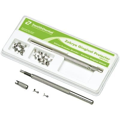 Zekrya Gingival Protector Kit, Stainless Steel, 1 Swivel Handle, 10 Small Arcs, 10 Large Arcs, 61096 thumbnail 11