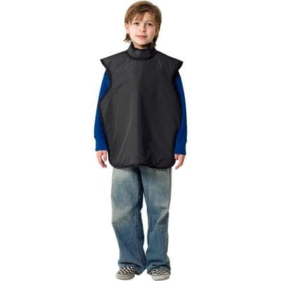 Kerr TotalCare Xenolite NL Lead-Free Child X-Ray Apron with Collar, Charcoal Microfiber, 20" x 21", 31354DX thumbnail 11