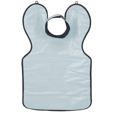 Kerr TotalCare Adult Leaded X-Ray Apron with Thyroid Collar, Blue, 0.3 mm Lead Equivalency, 23" W x 26" L, 31461 thumbnail 13