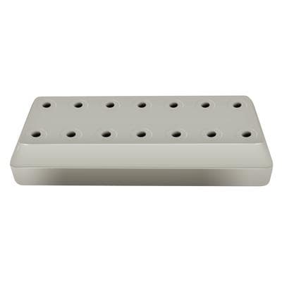 Kerr Bur Block Rectangular 14-Hole Gray Magnetic 3"W x 1-1/4"D x 1/2"H, 31810DX thumbnail 7
