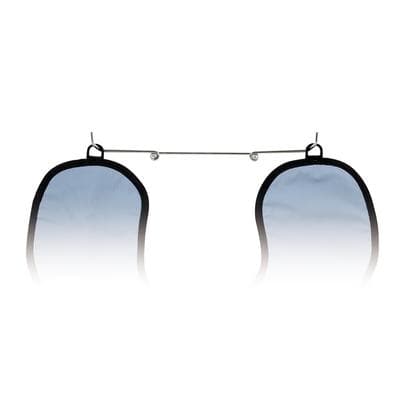 Kerr TotalCare Wall Mount X-Ray Apron Hanger, Chrome-Plated Steel, 14"W x 1-1/4"D, 31400DX thumbnail 7