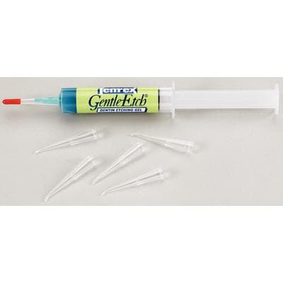 Temrex Gentle-Etch 10% Phosphoric Acid Etching Gel Syringe Kit, 12g, Blue, with 25 Disposable Tips, 7200 thumbnail 18