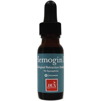 Kerr Hemogin-L Gingival Retraction Solution, 10 cc Bottle with Eye Dropper, 25% Aluminum Chloride, #13057 thumbnail 7