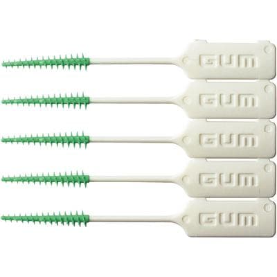 GUM Soft-Picks Original Interdental Cleaners, Tapered, Latex-Free, Green/White, 72 Packs of 5 (360 Picks), 632DB thumbnail 14