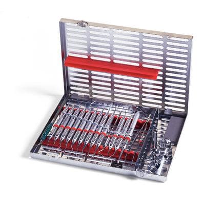 Hu-Friedy IMS Signature Series 16-Instrument Cassette with Accessory Area, Red, IM4160 thumbnail 10