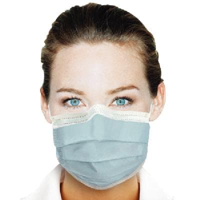 Crosstex Ultra Earloop Face Masks, ASTM Level 3, Latex Free, Blue, 40/Box, GCFCXU thumbnail 26